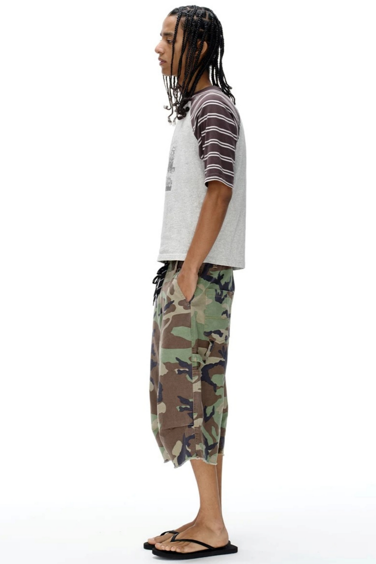 Patchwork Camouflage Shorts