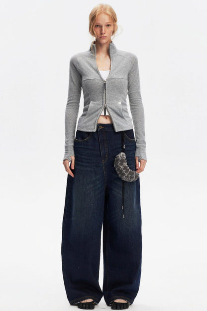 Vintage Distressed Denim Pants