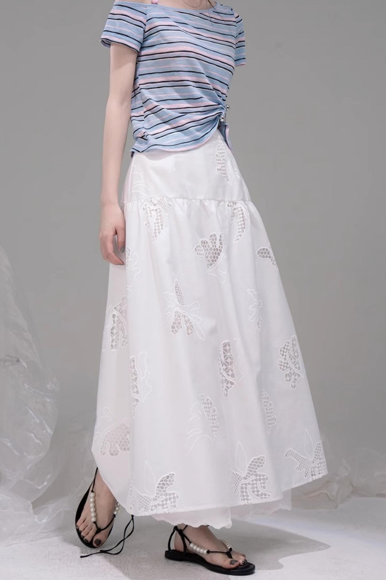 Twisted Stripe Raglan Tee