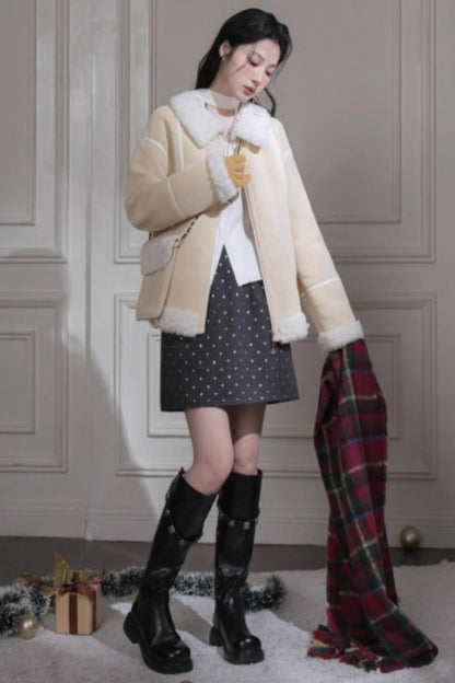 Dark Night Woolen Skirt