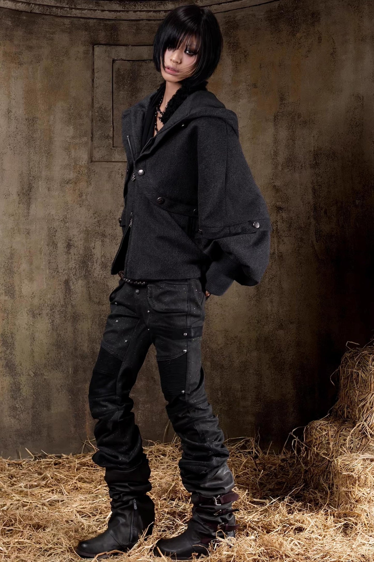 Palace Punk Straight-Leg Pants