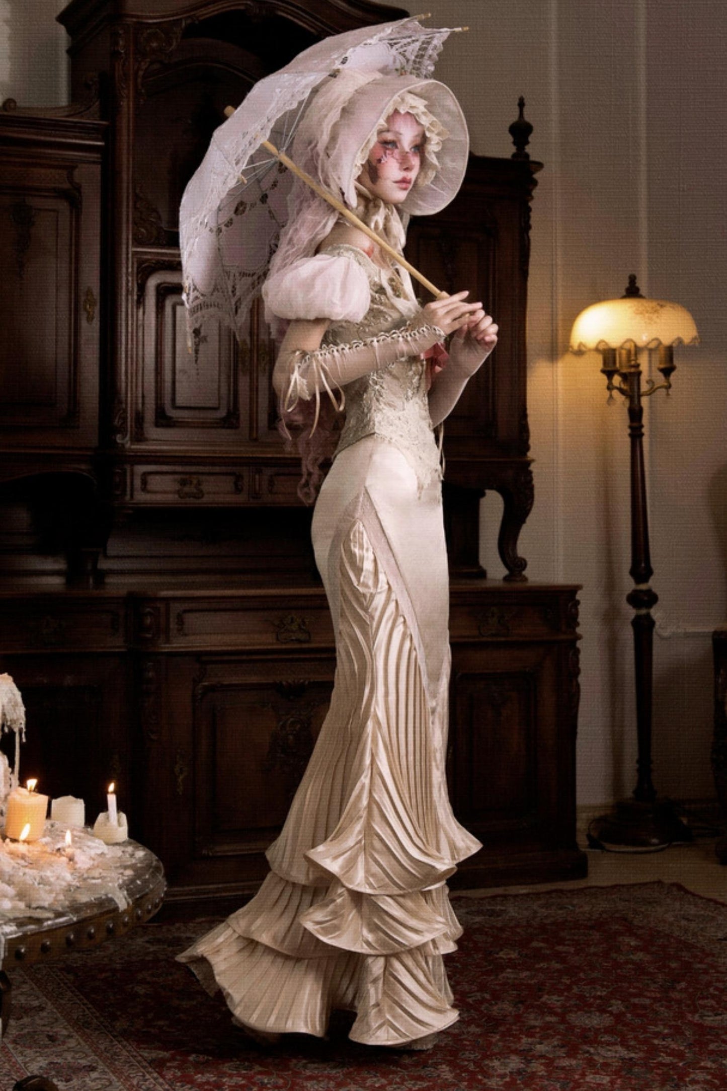 Rococo Satin Mermaid Skirt