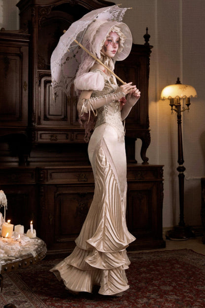 Rococo Satin Mermaid Skirt