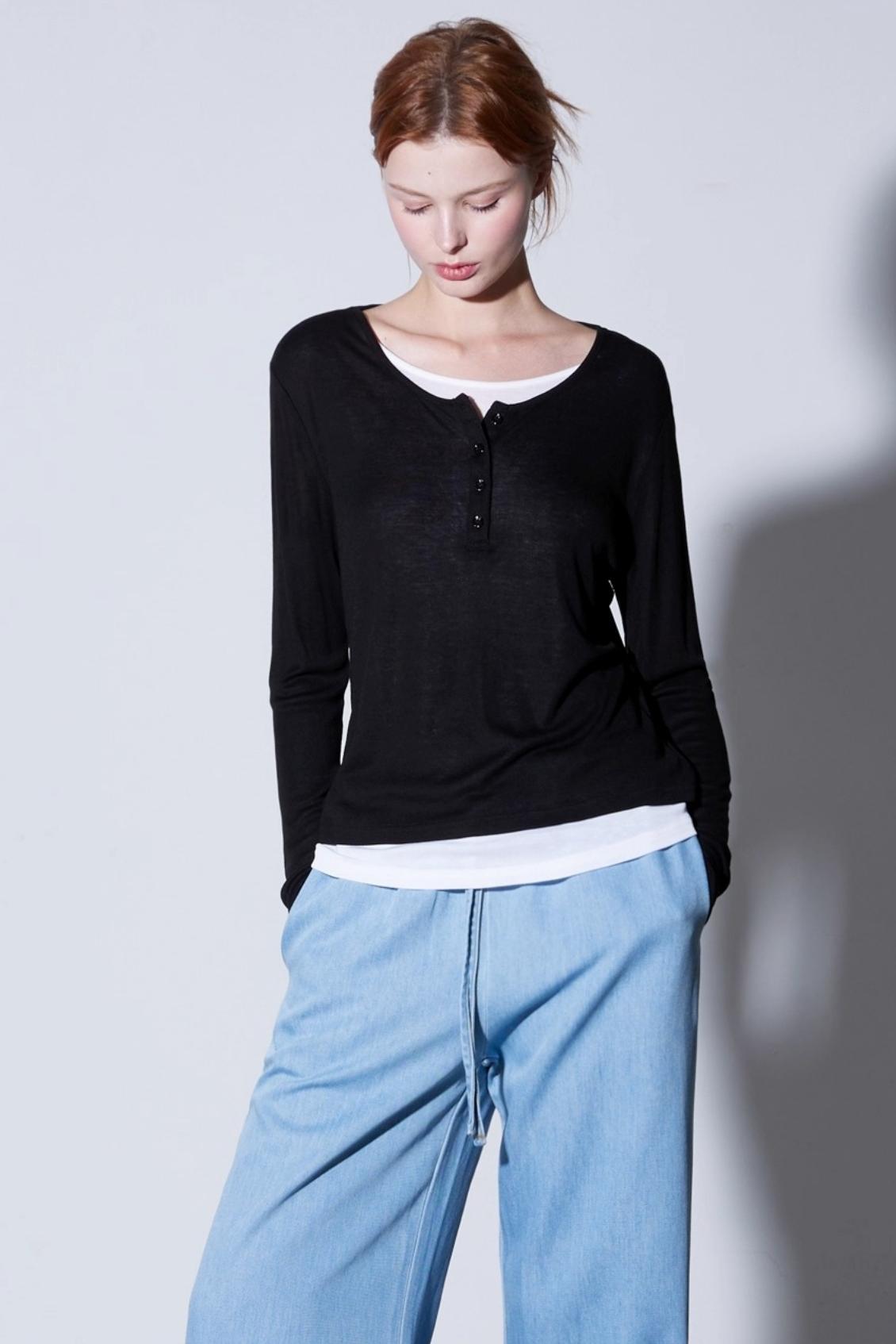 Autumn Cloud Comfort Knitted T-shirt