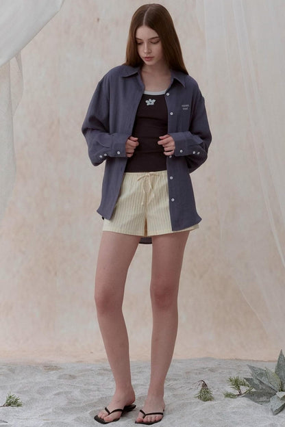 Comfort Striped Shorts