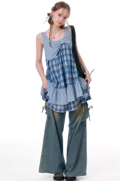 Sweet Dreams Plaid Dress