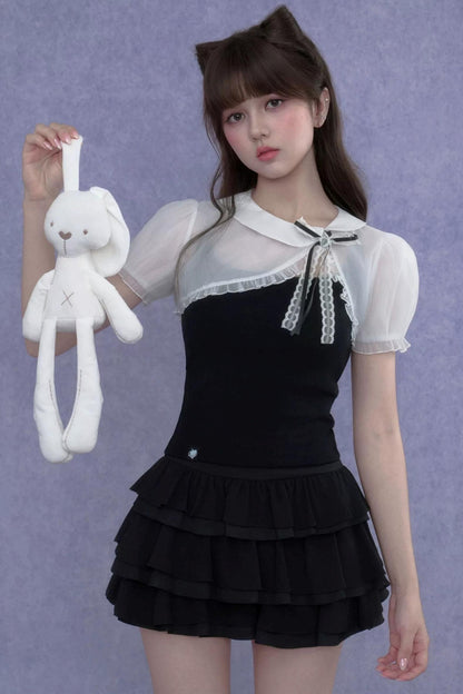 Dunkelherziges Camisole-Oberteil