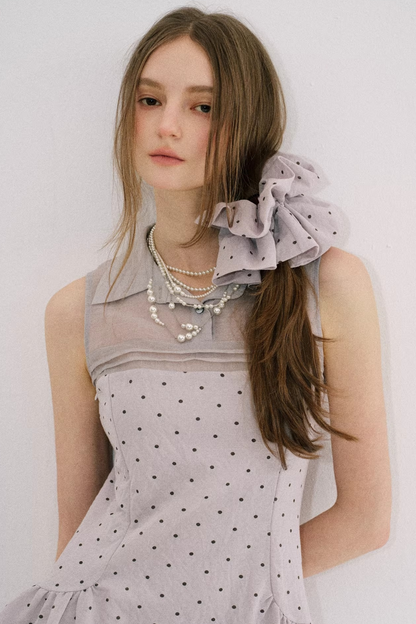 Misty Purple Retro Dress