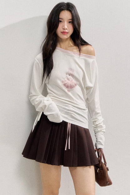 Rabbit Cotton Long-Sleeved T-Shirt