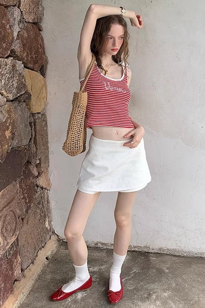 Rhinestone Striped Camisole