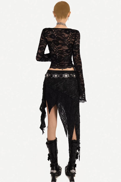 Lace Hollow Punk Top