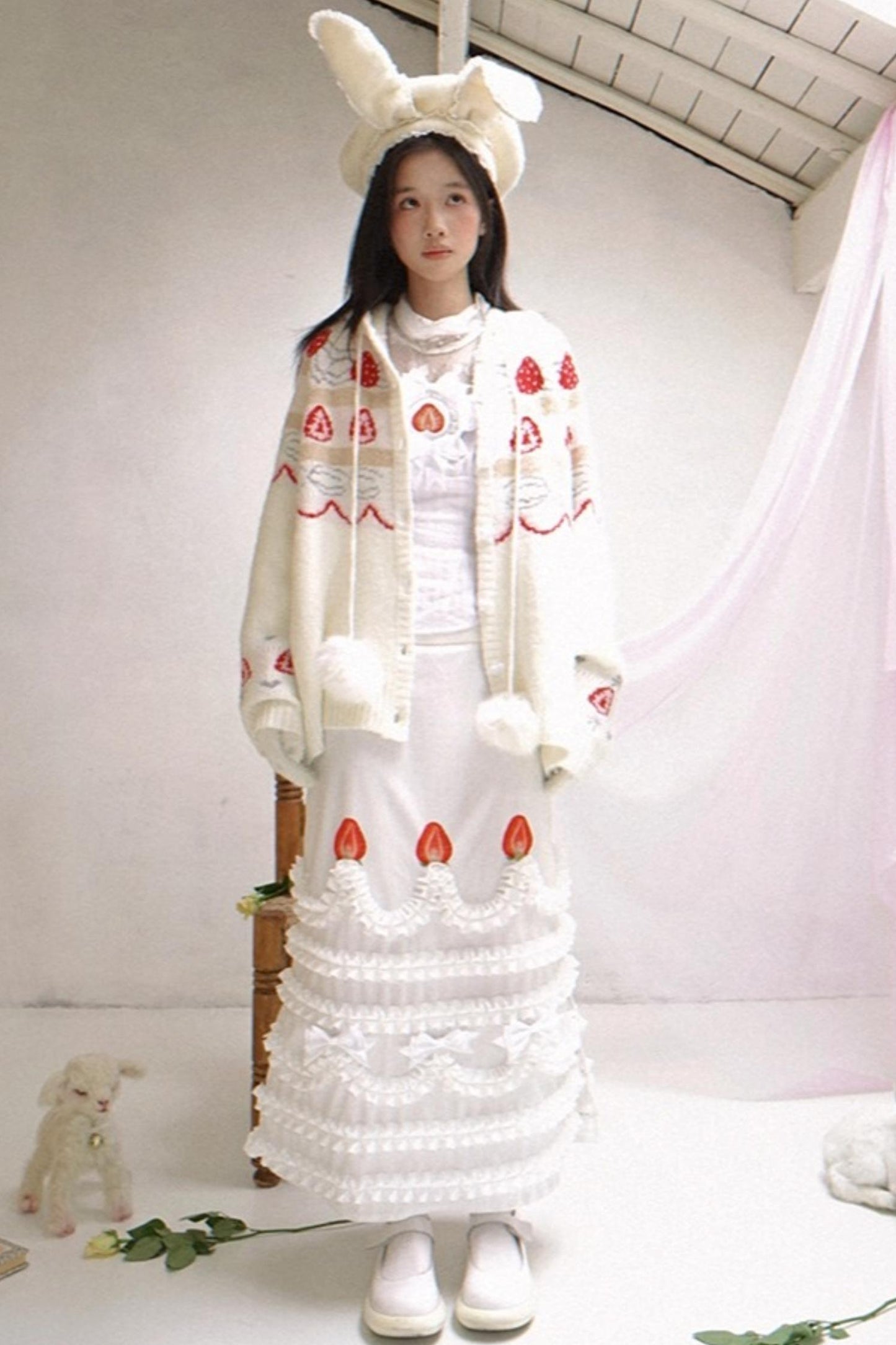 Institute Happy Birthday Lace Beret