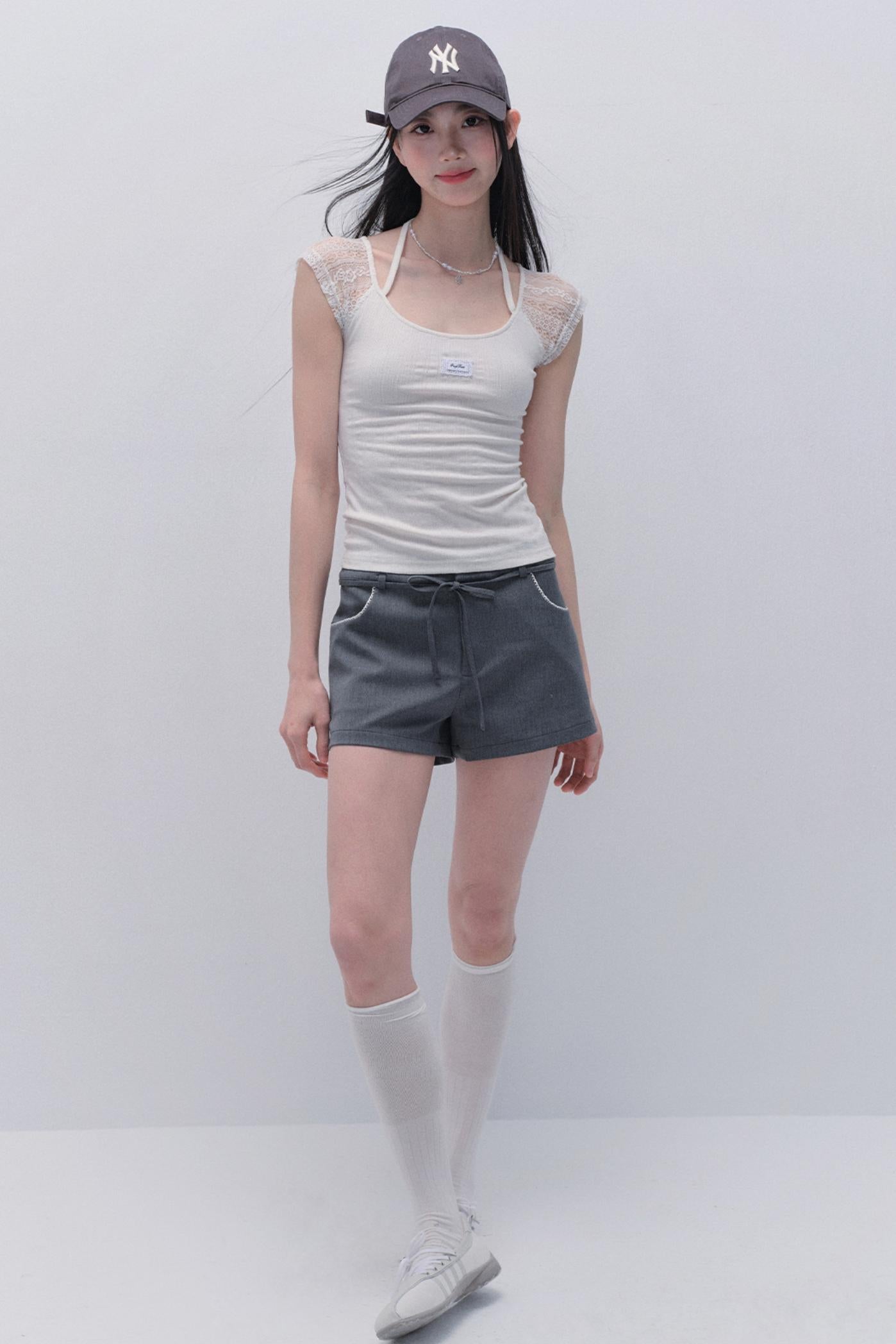 Delicate Lace Patchwork Top