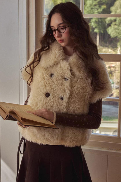 Retro Eco-Friendly Fur Jacket