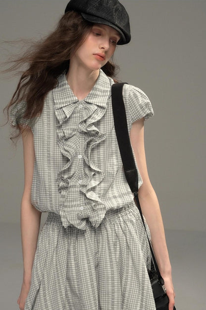 Silver Coral Jacquard Lace Dress