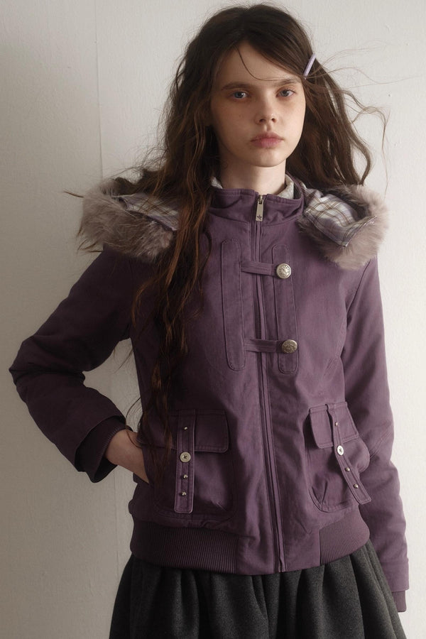 Purple Washed Vintage Jacket
