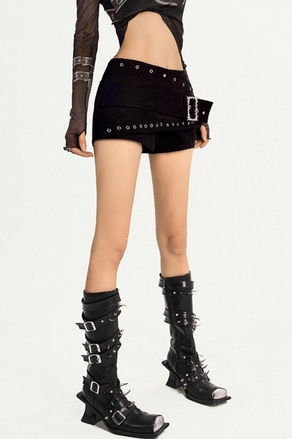 Ultra Punk Hot Black Shorts