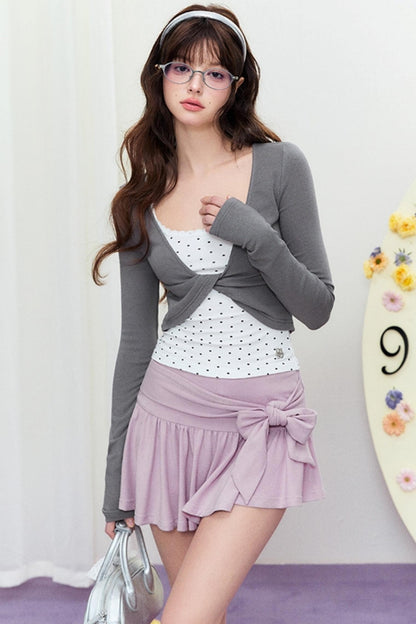 Spring FlareBowtie Skirt