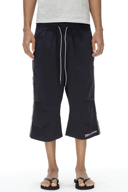 Retro Pleated Cargo Shorts