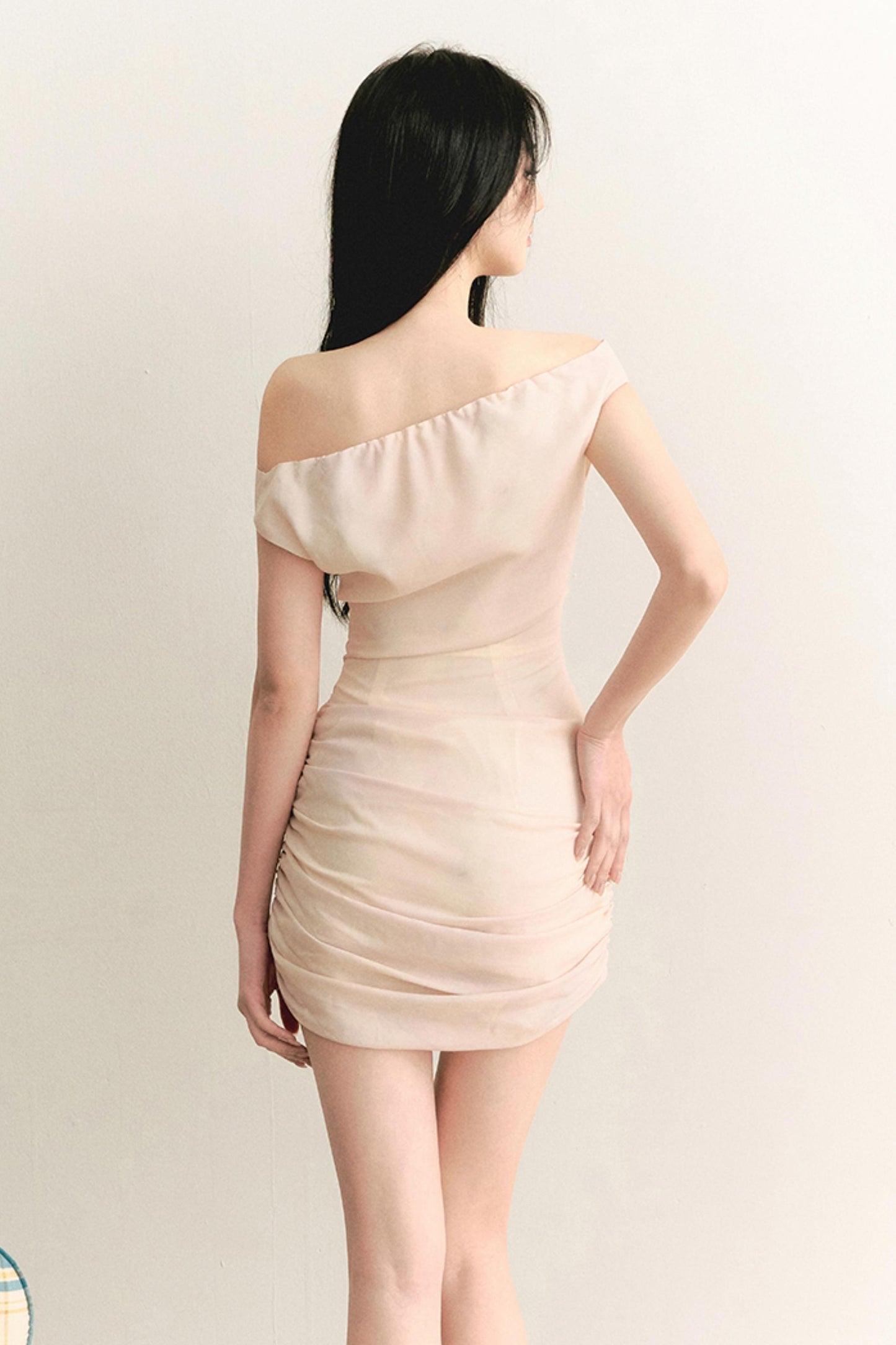 Rose One-Shoulder Dress
