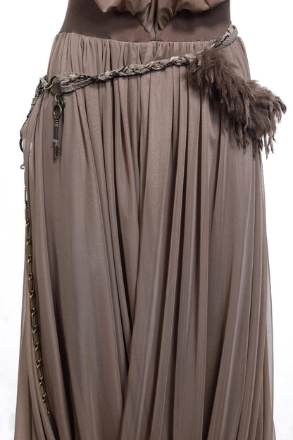 Patchwork Fur Waist Chain