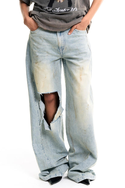 Denim Light Blue Trousers