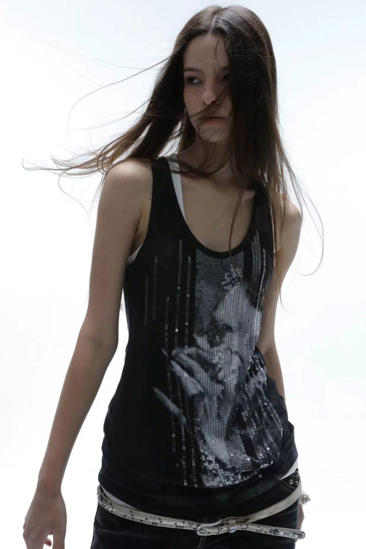 Millennial Hottie Sequin Vest