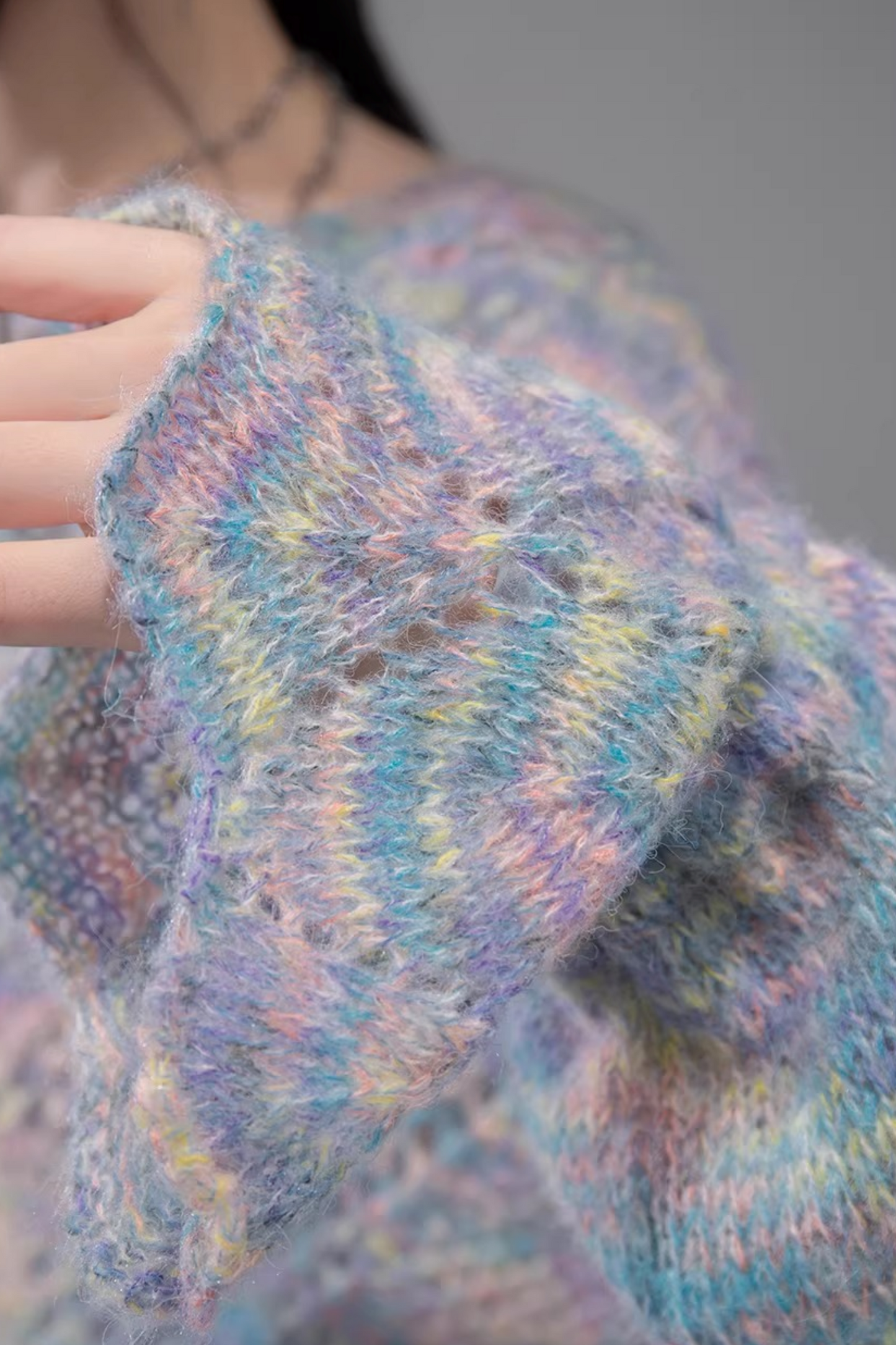 Floral Mist Mohair Sweater Set