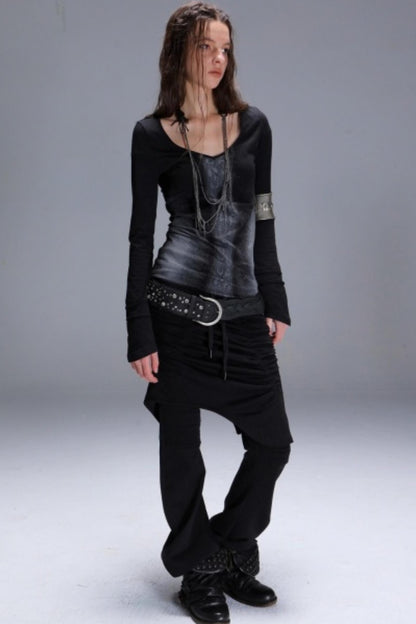 Snake Skin Angel Slim Top