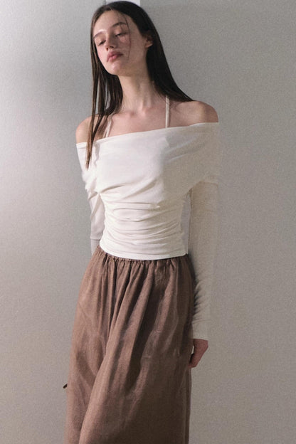 Swing Collar Knit Top