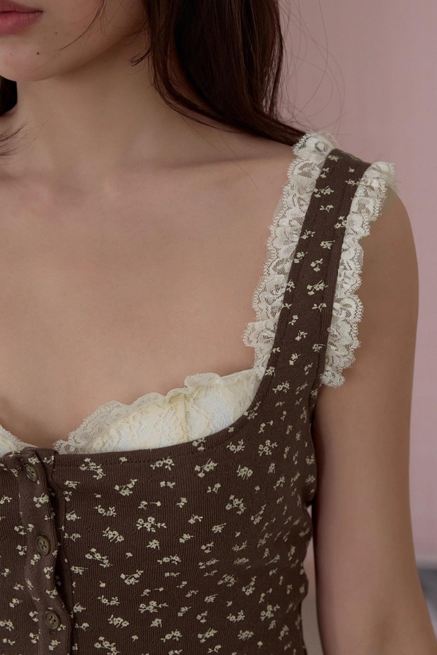 Retro Sweet Padded Vest Top