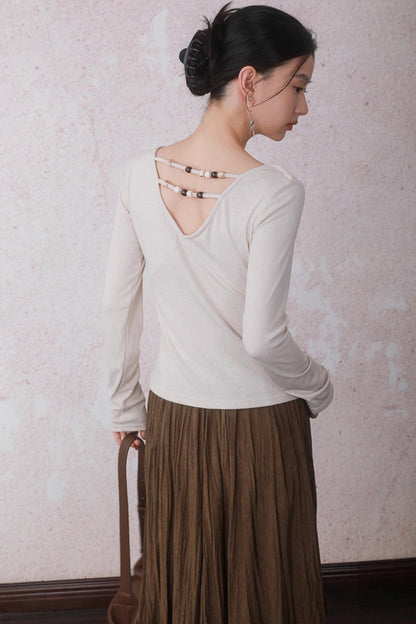 Autumn Beaded T-Shirt