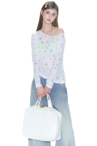Long Sleeves Smock Top