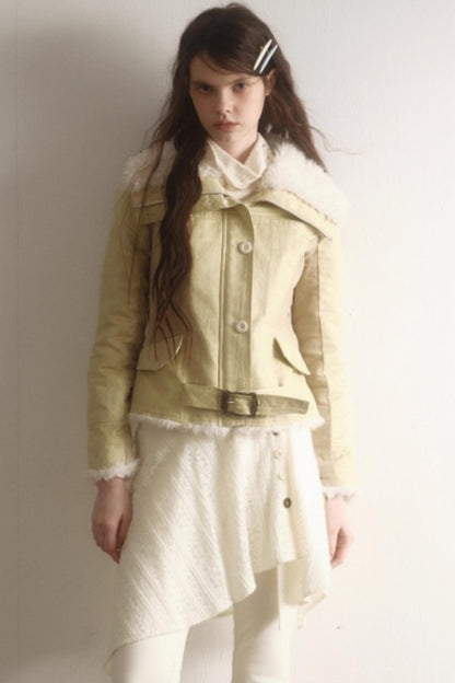 Artist-Original Lace Patchwork Pants