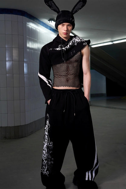 Lacquer Printed Sweatshirt