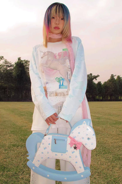 Unicorn Dreams Raglan-Top