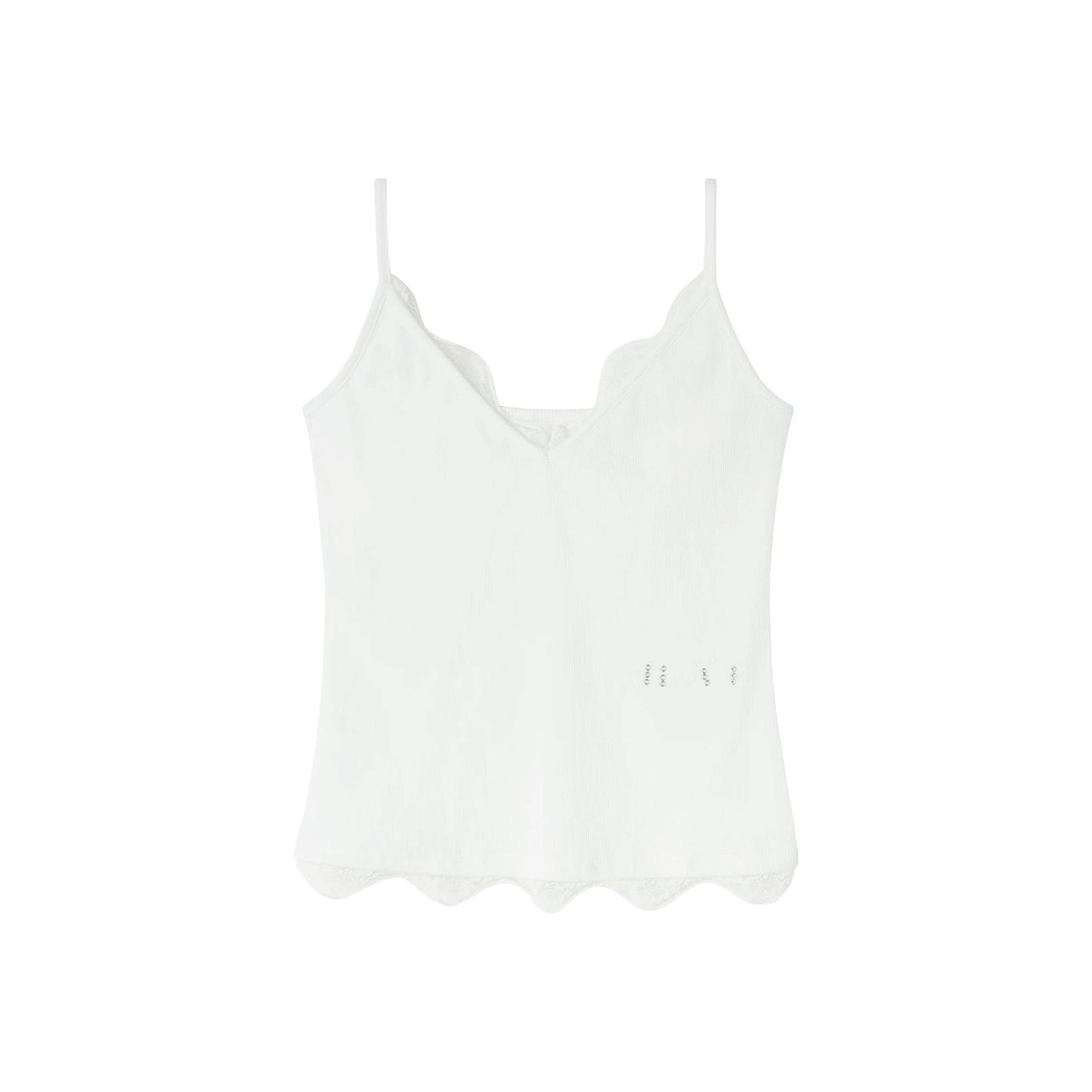 Retro Lace Rhinestone Camisole
