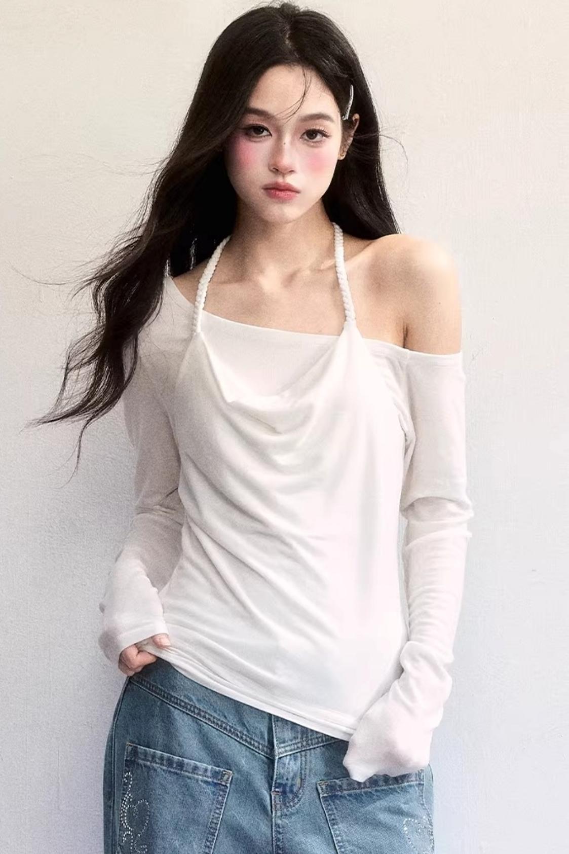 Stillwasser-Neckholder-Top