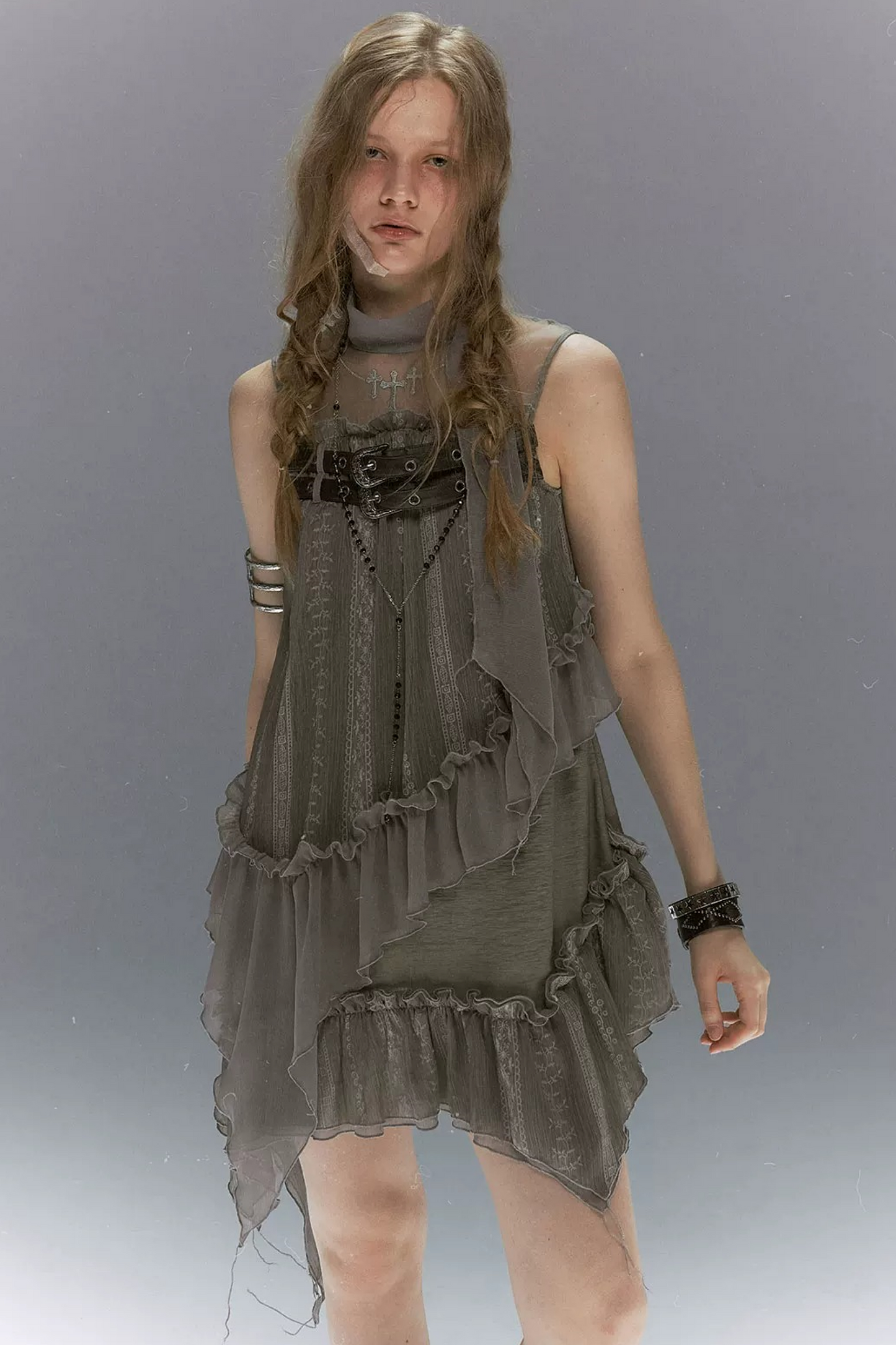 Lace Armor Embroidered Dress