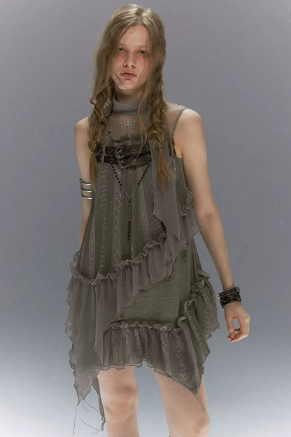Lace Armor Embroidered Dress