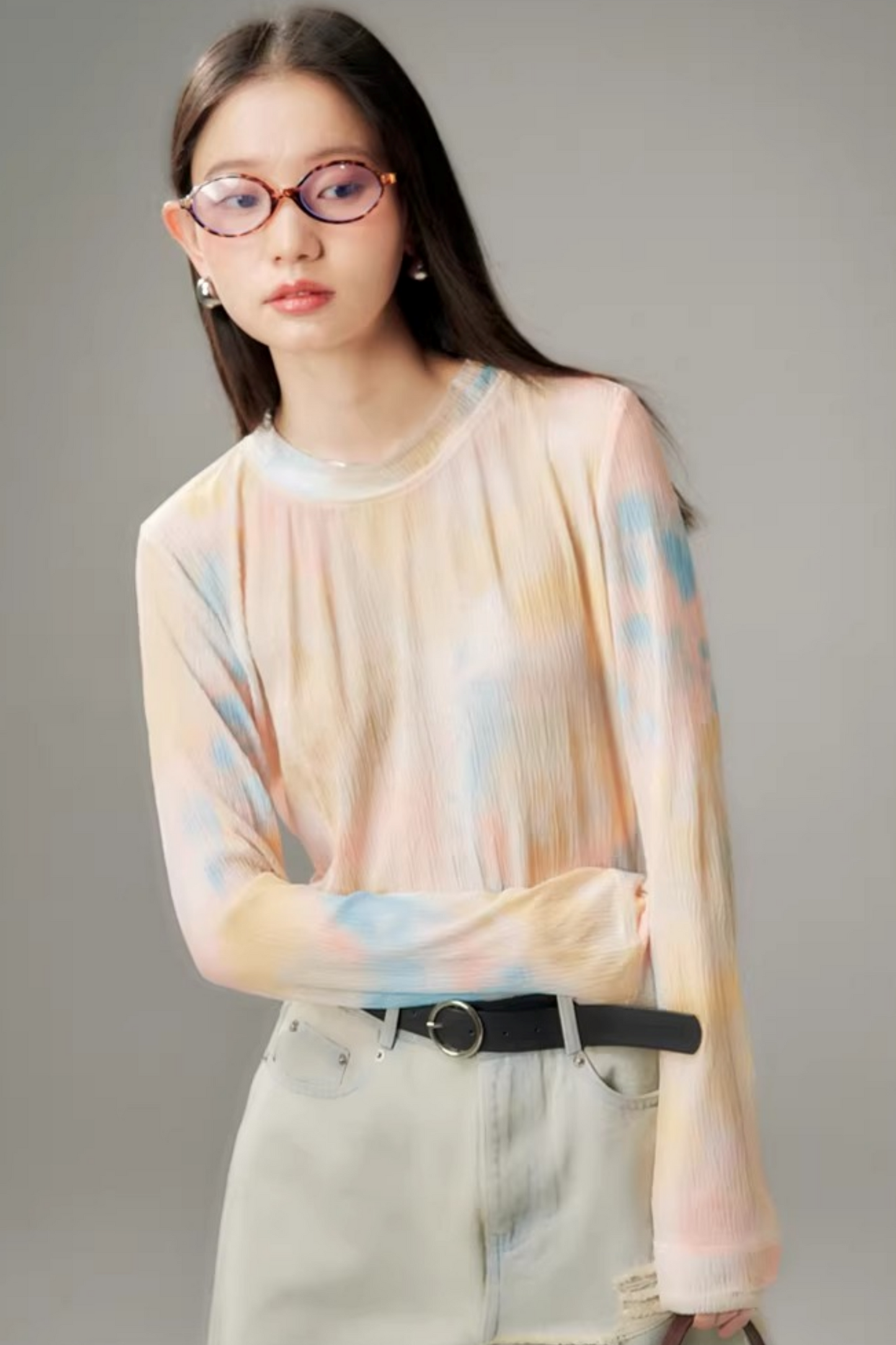 Gradient Mesh Blouse