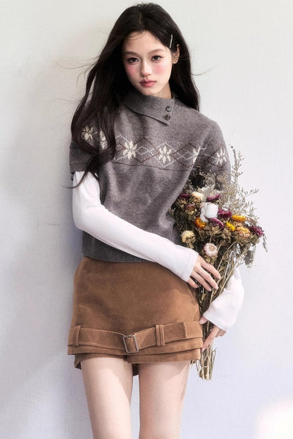 Vintage Fair Isle Knit Sweater