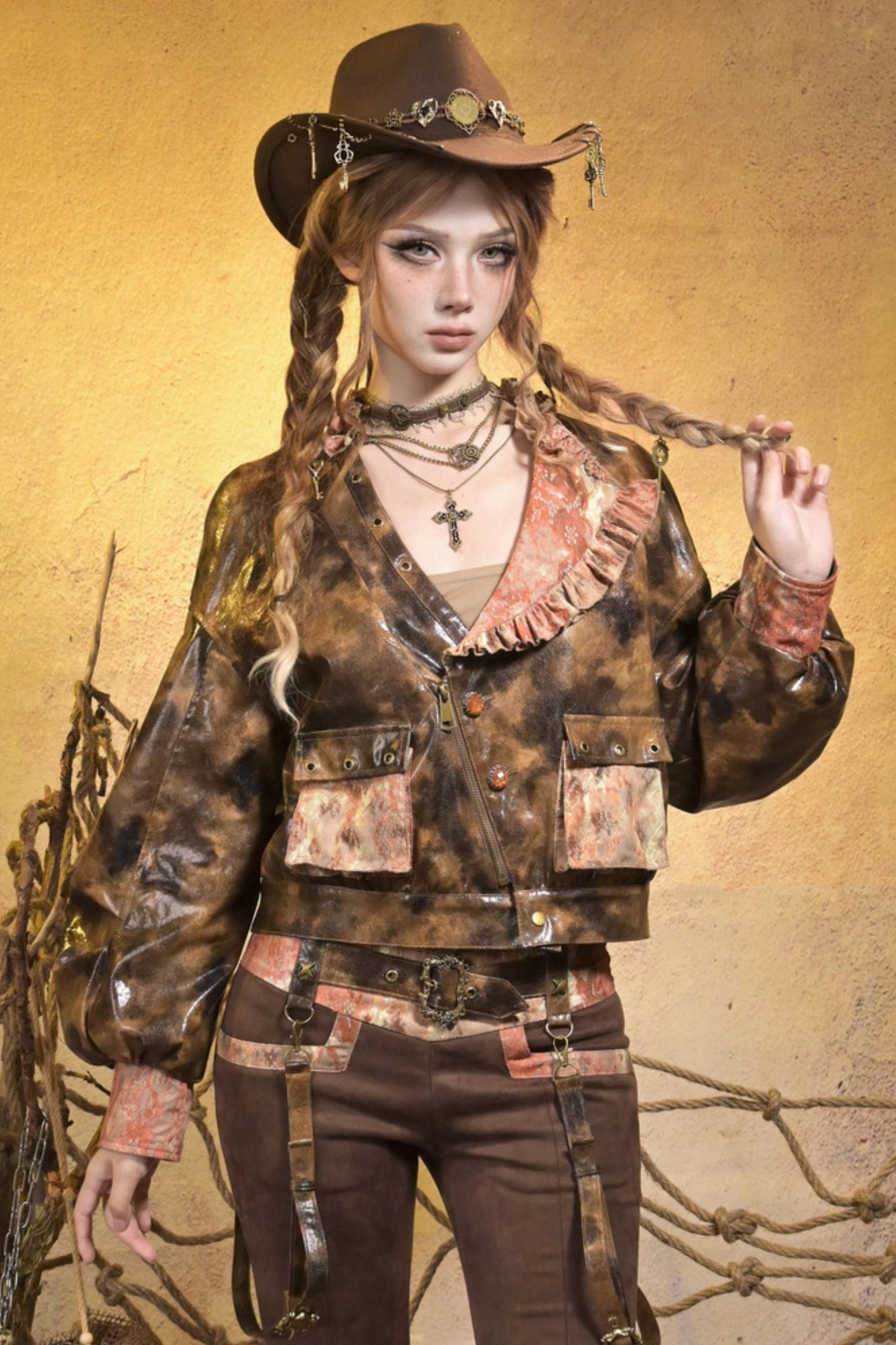 Steampunk Vintage Cowboy Hat