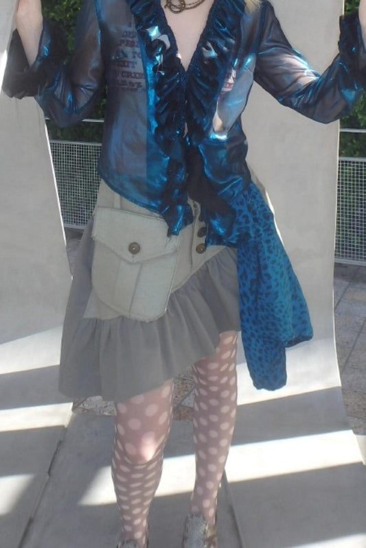 Satin Elegant Mini Skirt