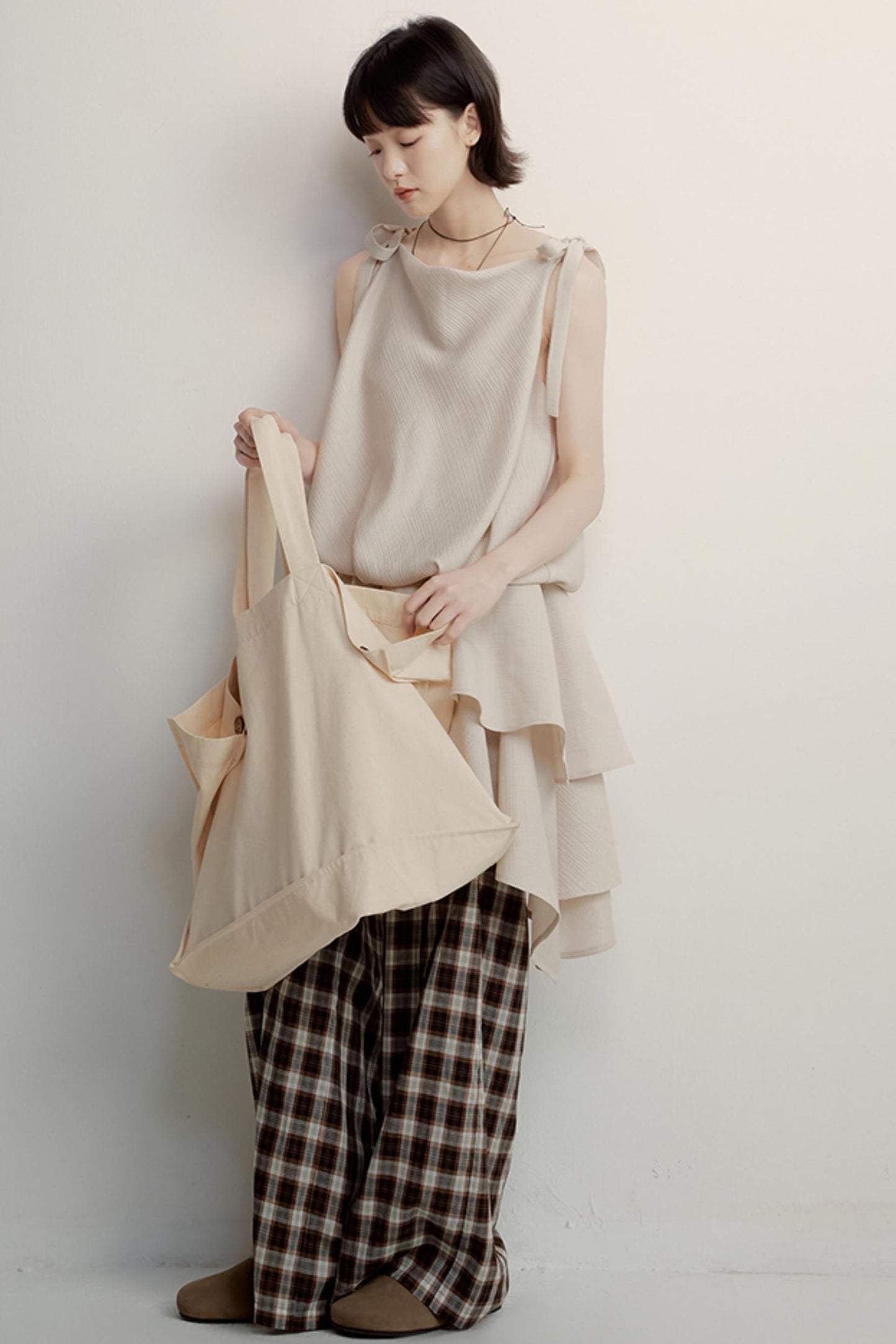 Tramp Geometric Slouchy Pants