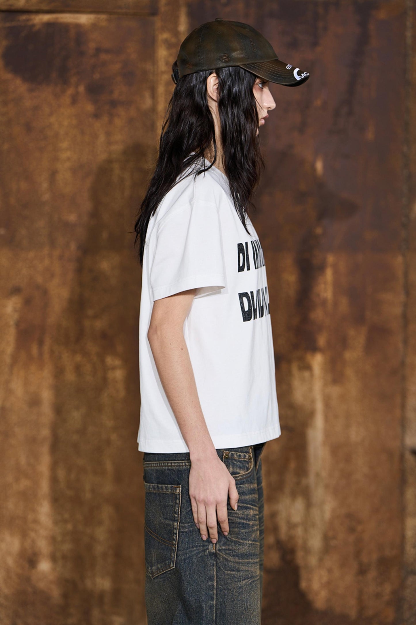 Reflect Print Cotton T-Shirt