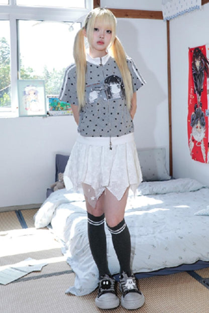 Frog Star Crewneck Cardigan