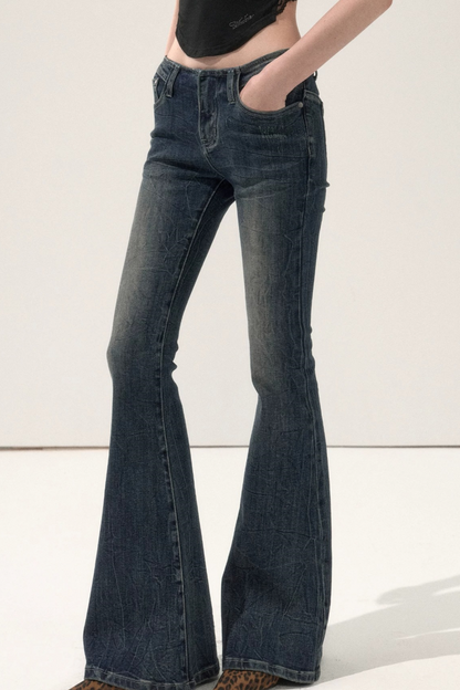 Vintage Flared Denim Pants