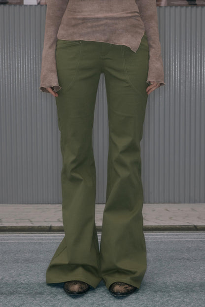 Sweet Green Cargo Boots Pants