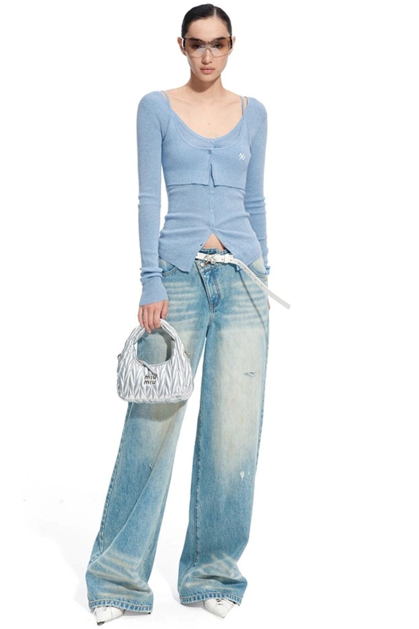 Bern Wool Blend Knit Cardigan